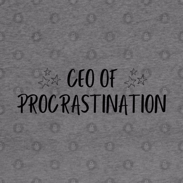 ceo of procrastination by mdr design